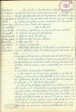 1968 (15 de noviembre),  Acta del Pleno del Jurado de Empresa