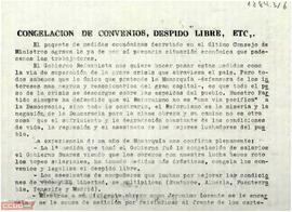 “Congelación de convenios, despido libre, etc.”. Llamamiento del Comité Local de Barcelona  del PTE a la huelga general política contra las medidas económicas del Gobierno.