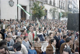 Mitin del PCA del 28F, día de Andalucía, de 1983
