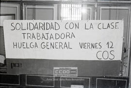 Huelga general de la Confederación de Organizaciones Sindicales  (COS)   – 28