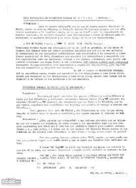 Hoja informativa de Comisiones Obreras de Hytasa sobre el referéndum de la reforma política.