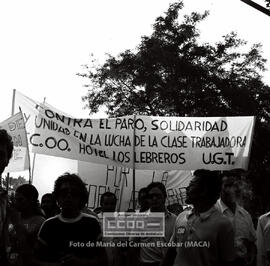 Manifestación contra el paro por las calles de Sevilla celebrada el 20 de junio de 1979 –  04