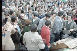 Mitin del PCA del 28F, día de Andalucía, de 1983