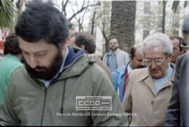 Visita de Marcelino Camacho a Sevilla