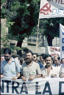 Manifestación de apoyo al pueblo chileno