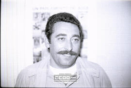 Primeros planos de dirigentes de CCOO y del PCA
