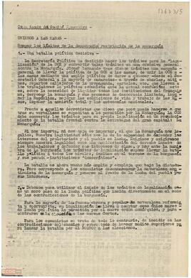 Comunicado del Comité Ejecutivo de la [OCE (BR)] acerca del inicio de la lucha política
