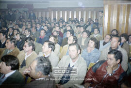 Asamblea de delegados en el teatro Duque (Sevilla), tema: A.I. – 15