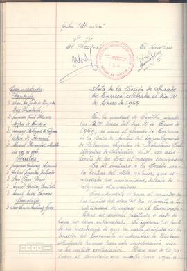 1969 (10 de enero) – Acta del Jurado