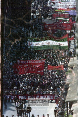 Manifestación 1o de Mayo de 1980 en Sevilla