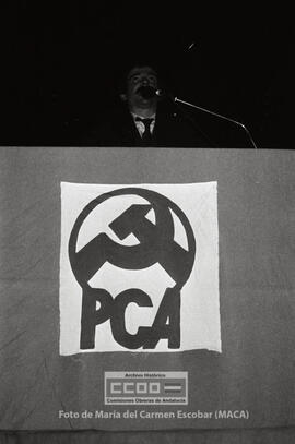 Acto del PCA con la intervención de Gerardo Iglesias