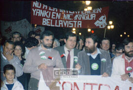 Manifestación en defensa de Nicaragua celebrada en noviembre de 1984 – 25