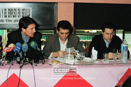 Rueda de prensa y asamblea de CC.OO. Sevilla con Antonio Gutierrez – 22