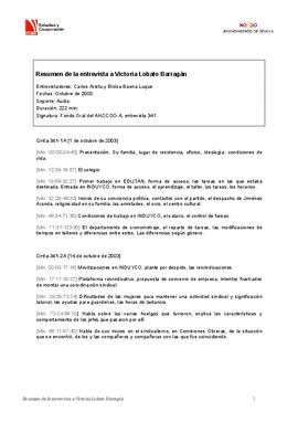 Entrevista a Victoria Lobato Barragán