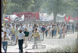 Manifestación de apoyo al pueblo chileno