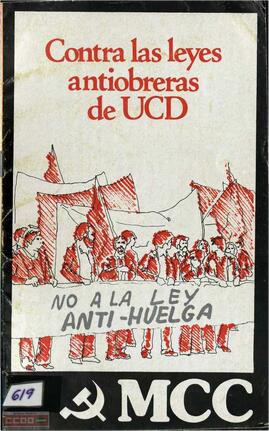 “Contra las leyes antiobreras de UCD”