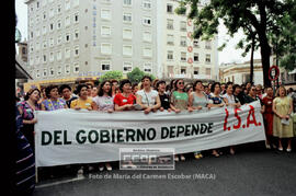 Manifestación de la mujeres de los trabajadores de ISA  – 05