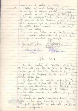 1972 (10 de julio) – Acta del Jurado (núm. 7)