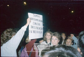 Manifestación en defensa de Nicaragua celebrada en noviembre de 1984 – 17