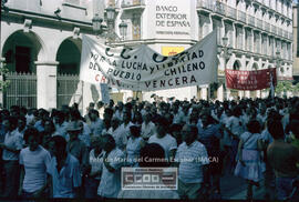 Manifestación de apoyo al pueblo chileno
