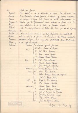 1960 (16 de septiembre) – Acta del Jurado (sesión extraordinaria)