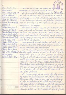 1971 (30 de julio) – Acta del Jurado