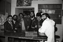 Militantes de CCOO en la sede del sindicato – 04