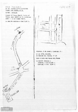 Croquis de situación.