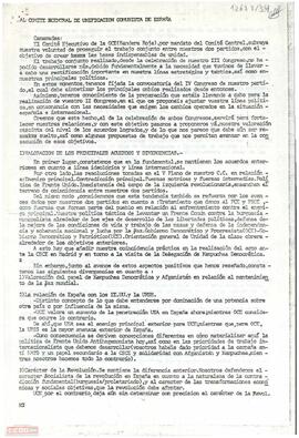 Carta al Comité Central de Unificación Comunista de España sobre la unidad de la OCE (BR) y Unificación Comunista de España