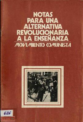 “Notas para una alternativa revolucionaria a la enseñanza”