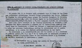 “Ante el asesinato de Ernesto Rojas, comandante del Ejército Popular de Liberación”. Llamamiento de la Organización de Sevilla del PCE (m-l) a la solidaridad con el pueblo colombiano