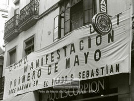 Manifestación 1o de Mayo de 1979 en Sevilla