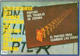 Resoluciones del Primer Congreso del Partido del Trabajo de España.