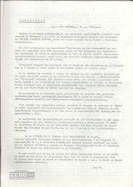 Comentario por DECO [Introducción a recopilación de documentos de la Asamblea de Barcelona]