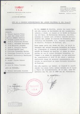 1977 (15 de septiembre) – Acta del Jurado