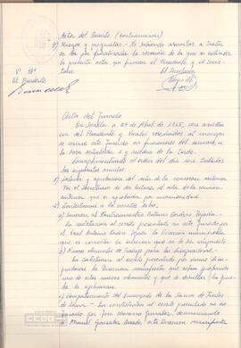 1965 (29 de abril) – Acta del Jurado