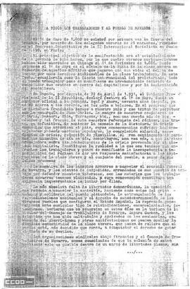 Llamamiento de CC.OO. de Navarra y otras organizaciones sindicales a todos los trabajadores y al pueblo de Navarra para que acudan a la manifestación del 1º de mayo