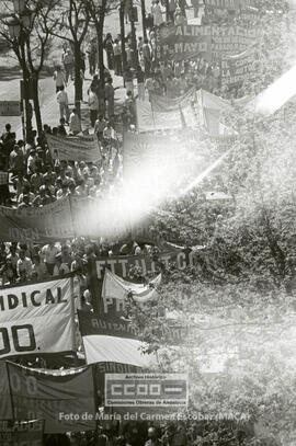 Manifestación 1o de Mayo de 1979 en Sevilla
