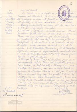 1965 (31 de agosto) – Acta del Comité de Seguridad e Higiene