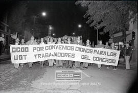 Manifestación de CC.OO. de Comercio Sevilla, en defensa de su convenio