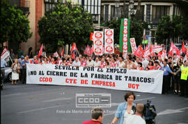 Manifestación de trabajadores de Tabacalera – 18