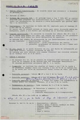 Informe del Comité Local de Barcelona de la LCR