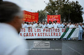 Manifestación de empresa HYTASA, CASA y Astilleros por los puestos de trabajo – 06