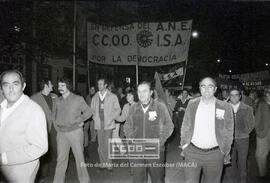 Manifestación en defensa del empleo y por el cumplimiento del ANE