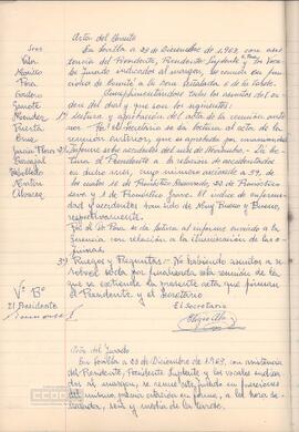 1963 (23 de diciembre) – Acta del Comité de Seguridad e Higiene