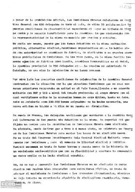 Comunicado sobre el desarrollo de la Asamblea de Barcelona.