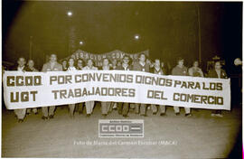Manifestación de CC.OO. de Comercio Sevilla, en defensa de su convenio
