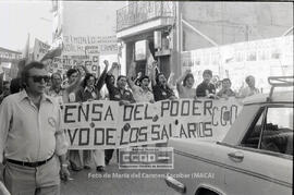 Manifestación del 1º de Mayo de 1979 en camas