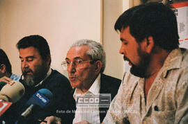 Rueda de prensa de CCOO de Sevilla y Marcelino Camacho – 23