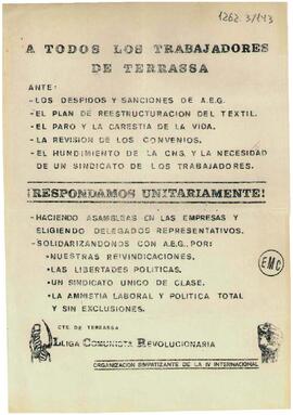 “¡Ya! somos legales”.  Declaración del Comité Regional de Andalucía de la LCR sobre su legalización